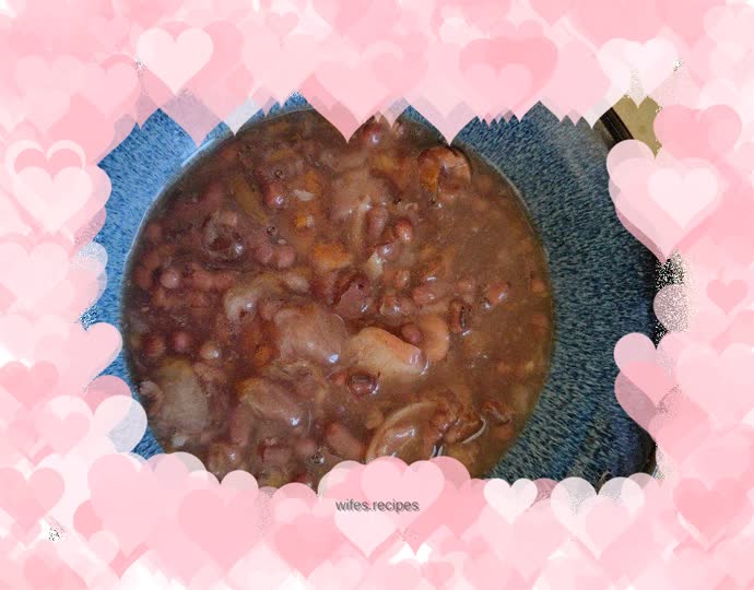 Red bean and golden ear soup