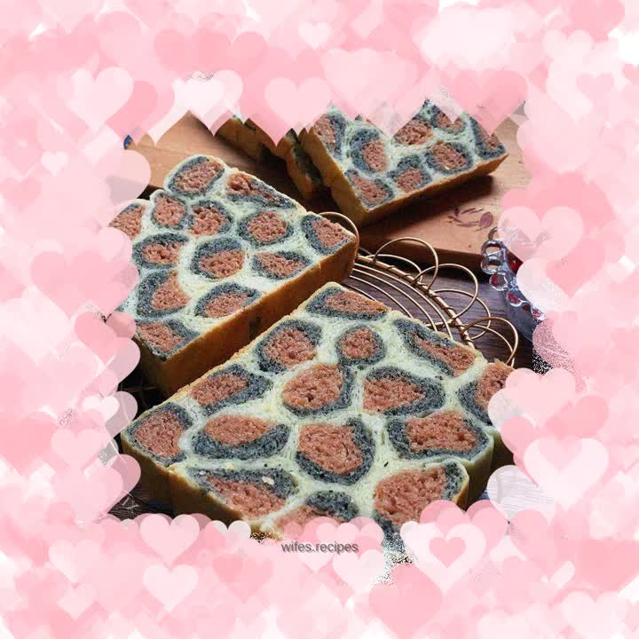 Leopard print toast