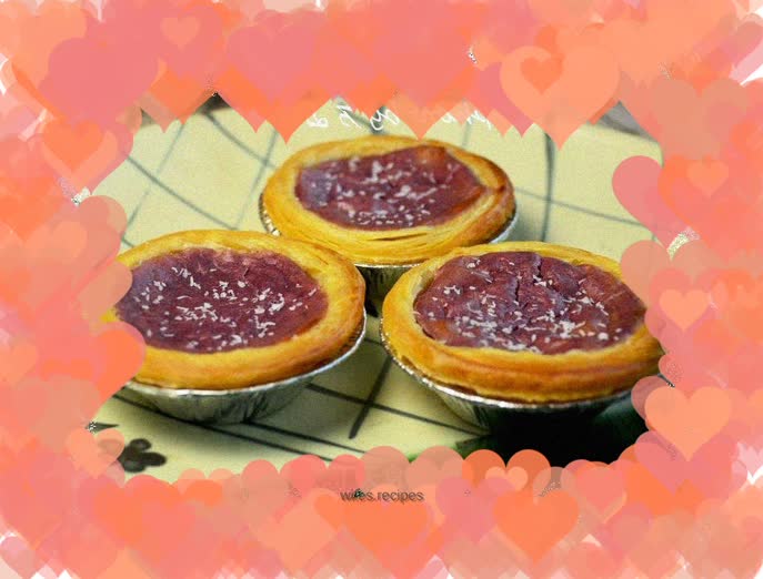 Coconut Purple Sweet Potato Tart
