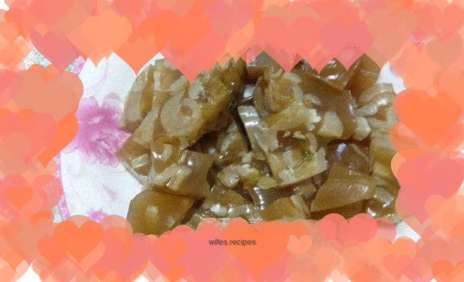 Pork skin jelly