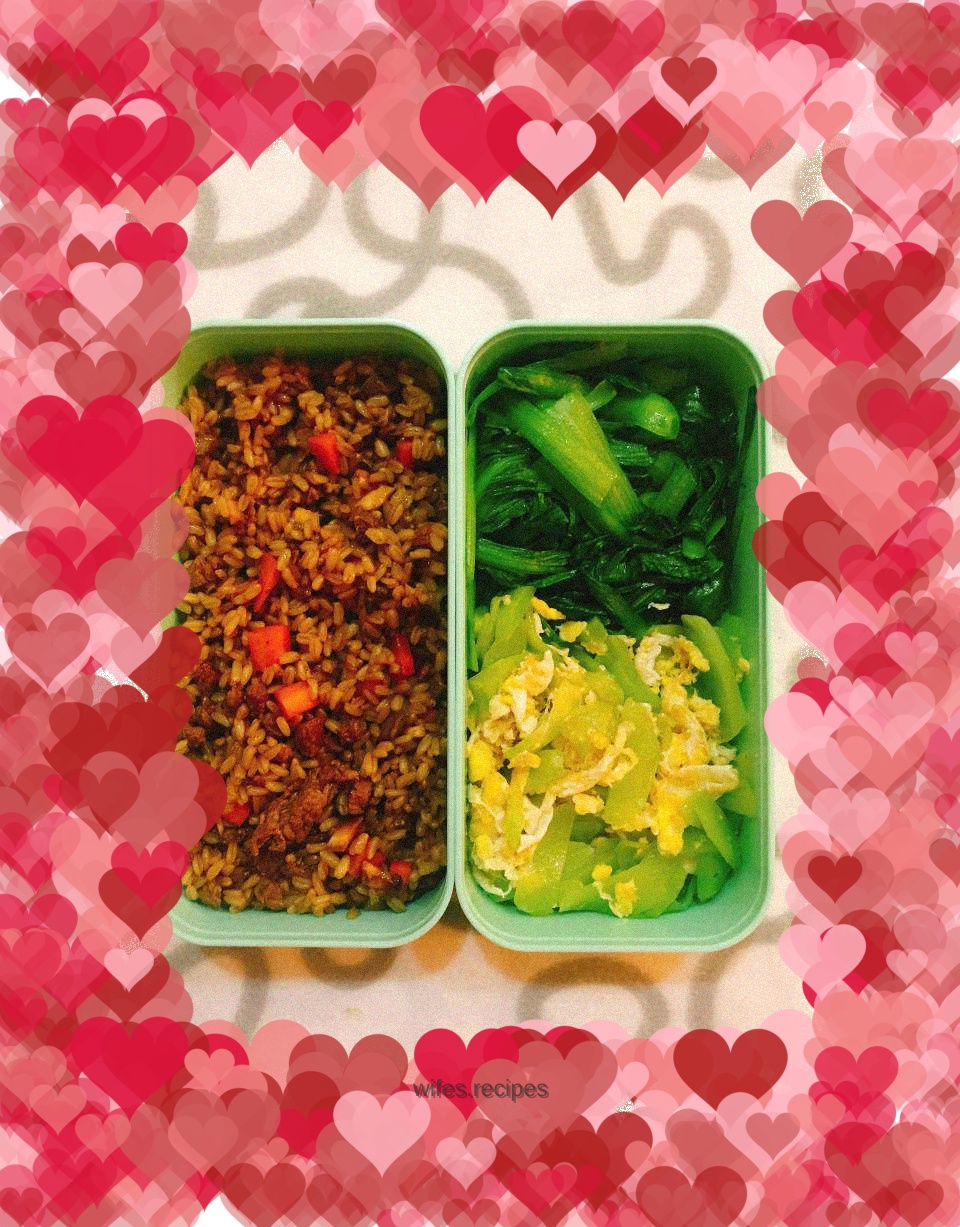 Delicious assorted bento