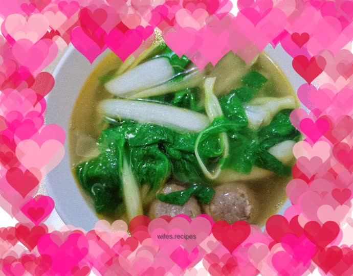 Beef Balls and Vegetable Soup