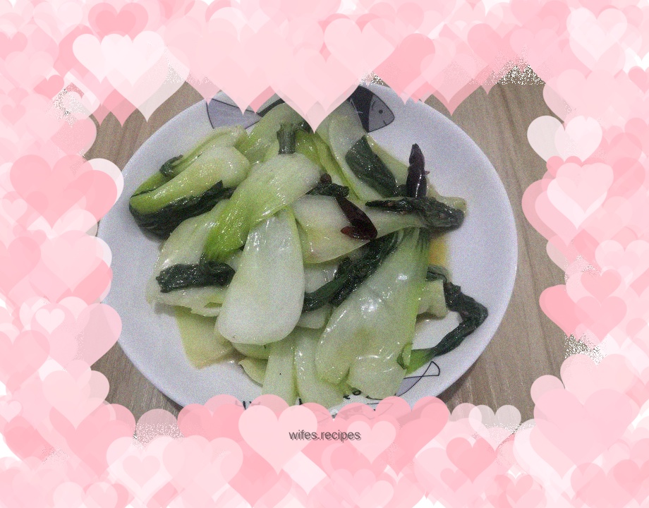 Vegetarian Stir-fried Ladle White