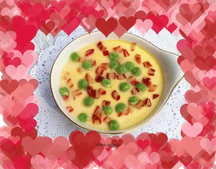 Arctic clam steamed custard