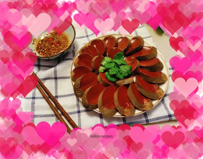 Garlic blood sausage