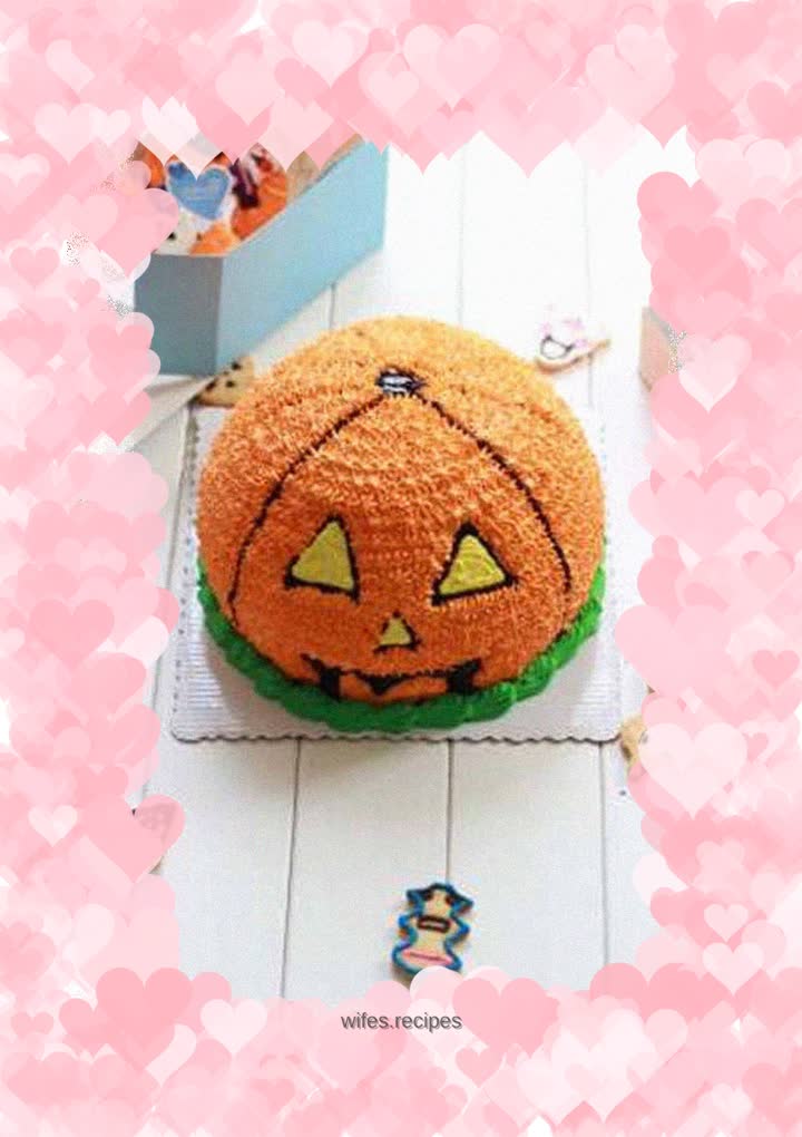 [Tomato Recipe] Halloween Crazy Party Series—Halloween Pumpkin Cake