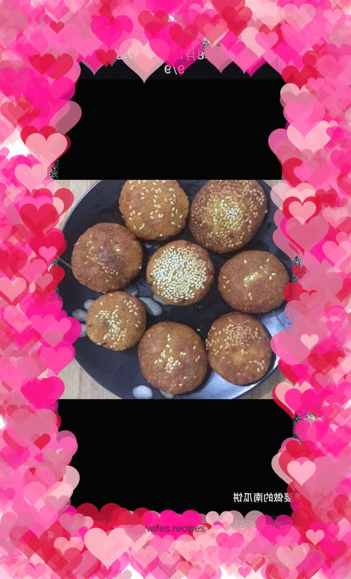 Pan-fried pumpkin cake