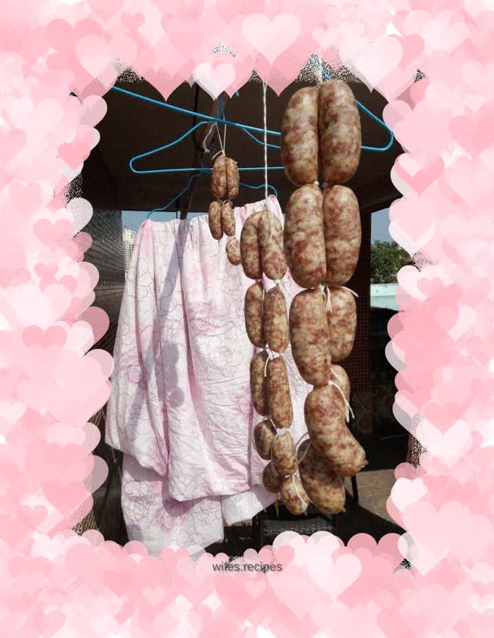 Black pepper sausage