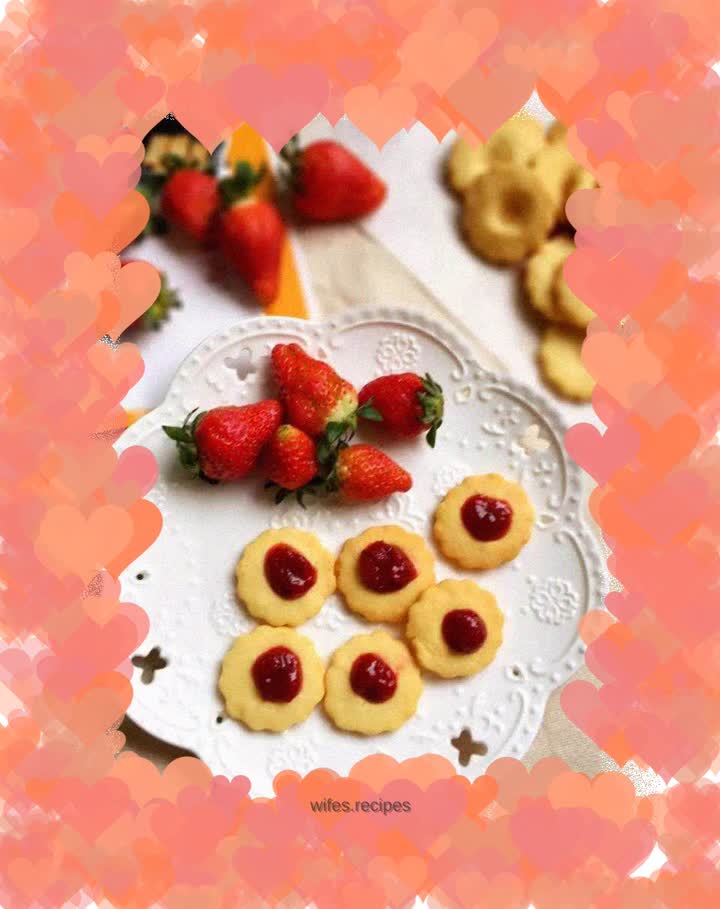 Strawberry Jam Cookies