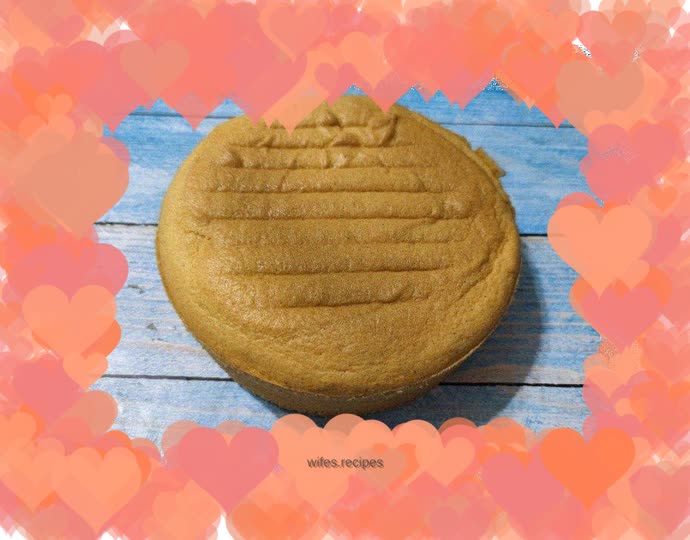 Dragon fruit chiffon cake