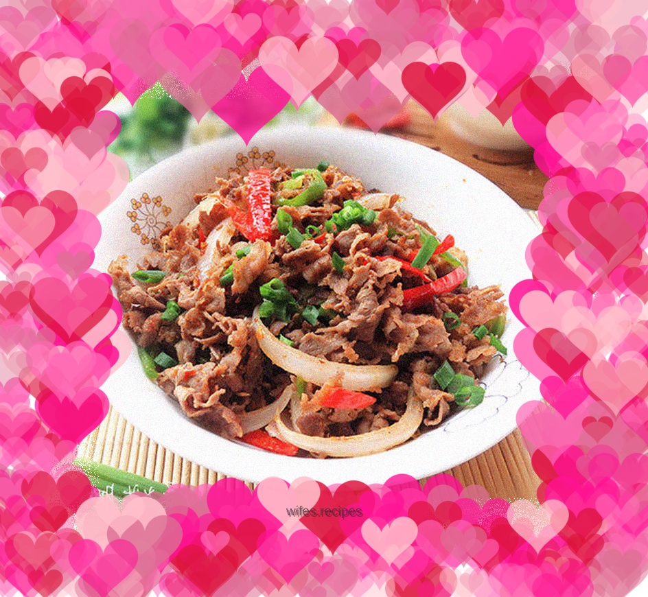 Stir-fried beef
