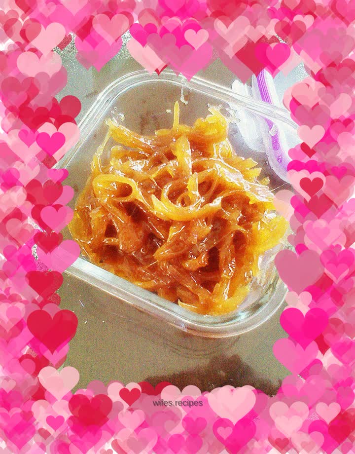 Crystal grapefruit peel