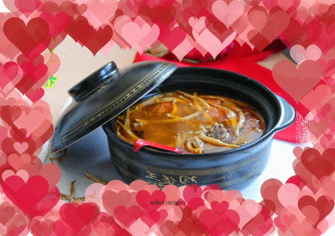 Winter healthy beef soup