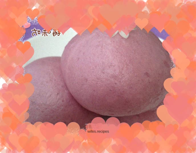 【Handmade·Milk-flavored purple sweet potato steamed buns】