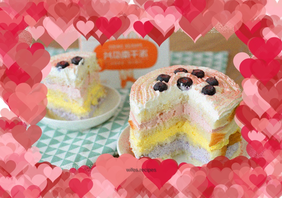 Sliced Bread Rainbow Fruit Cake