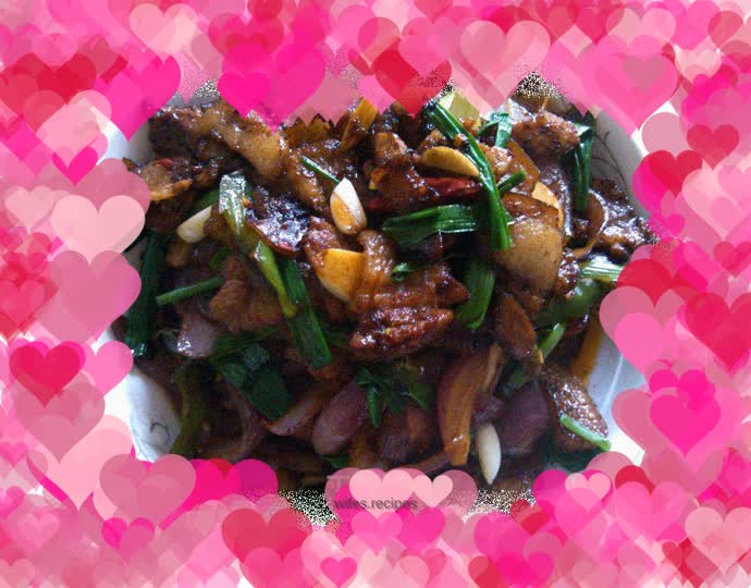 Home-style twice-cooked pork