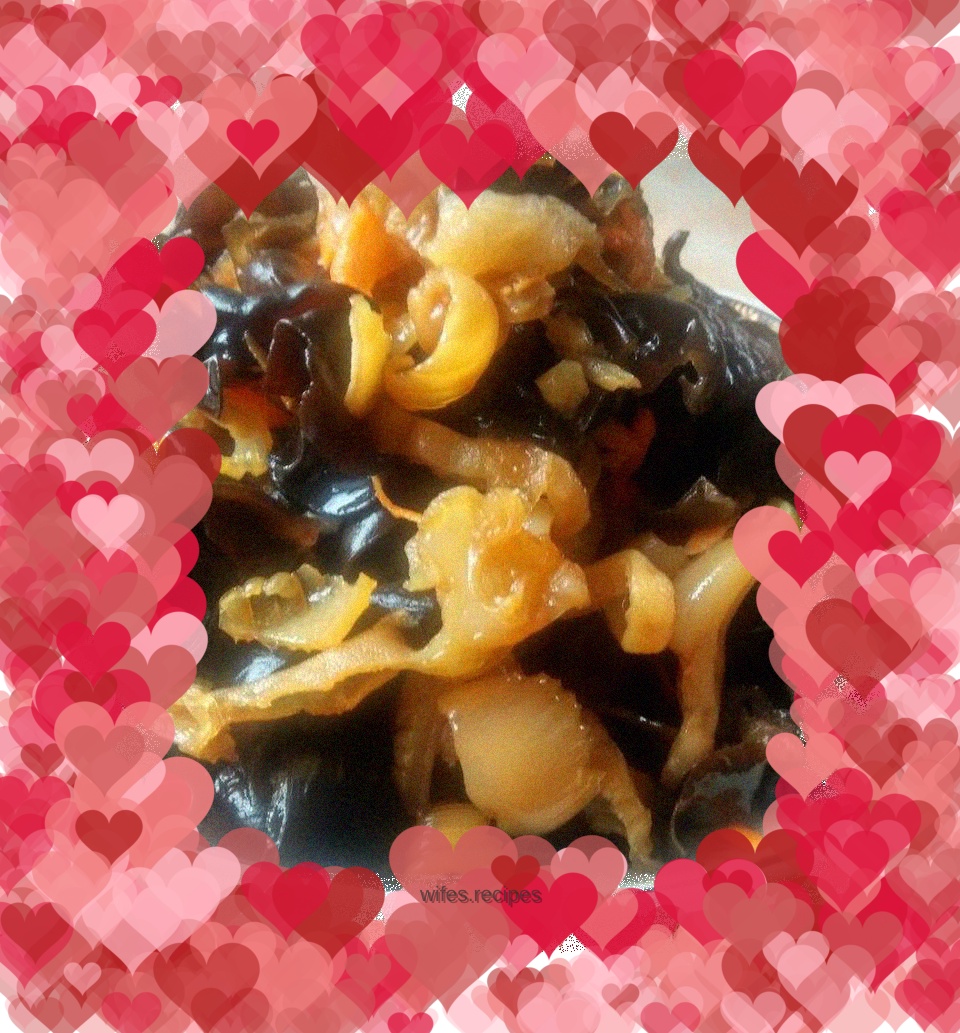 Fungus mixed with jellyfish