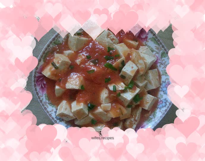 Tomato stewed tofu