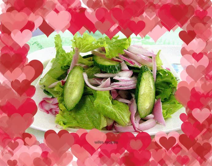 Cold vegetable salad