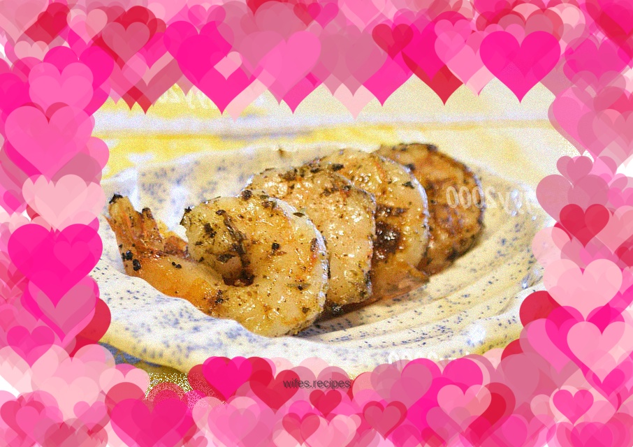 Charcoal Grill Charcoal Grilled Herb Shrimp