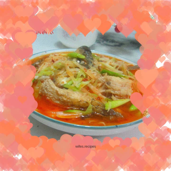 Boiled fish with fermented bean curd and shredded radish