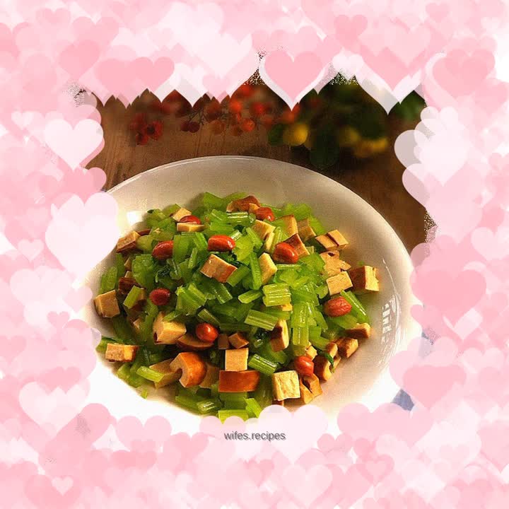 Celery mixed with dried fragrant seeds