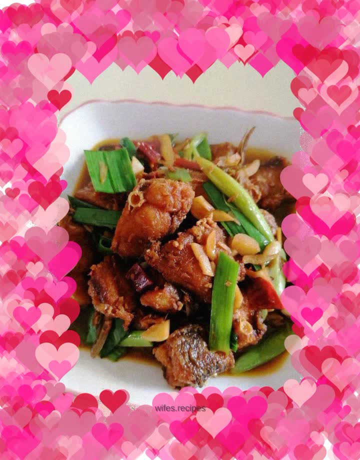 Grilled Fish Nuggets with Green Garlic