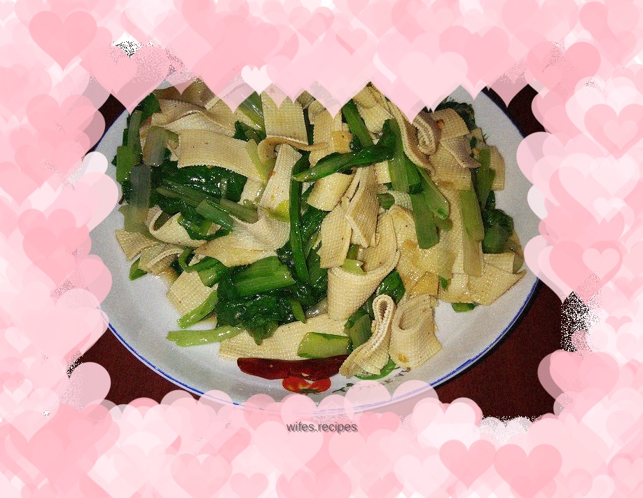 Bean curd and cabbage