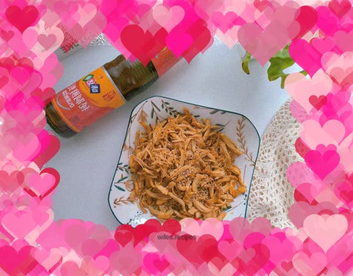 Fried shredded chicken