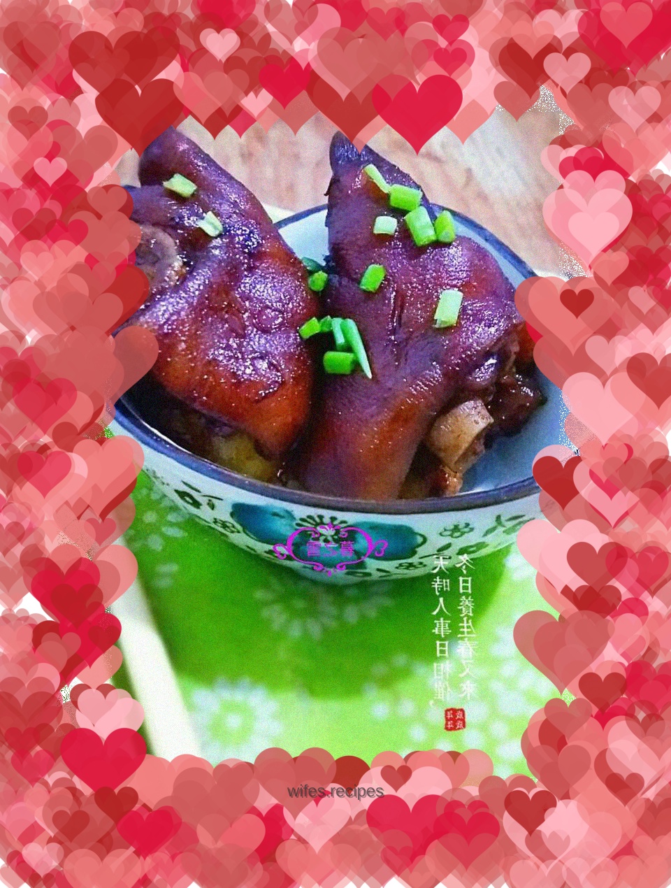 Delicious Q-bombed pork trotters