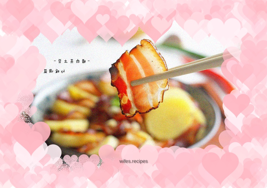 Steamed Potatoes with Bacon