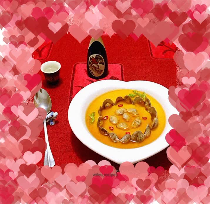 Steamed Clam Egg Custard