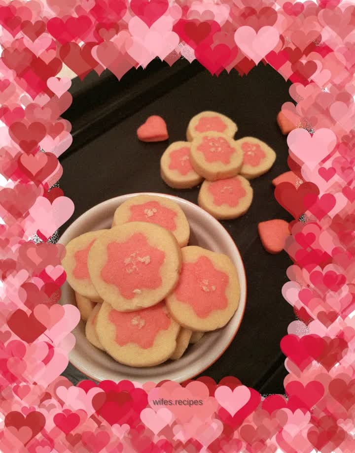 Sakura cheese biscuits