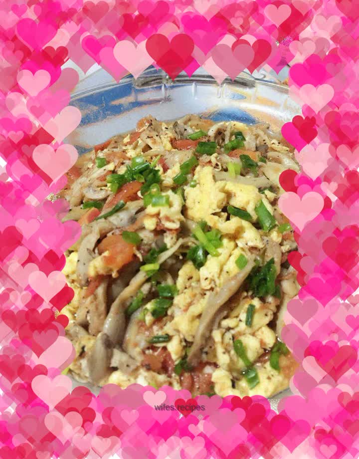 Five-color fried mushrooms