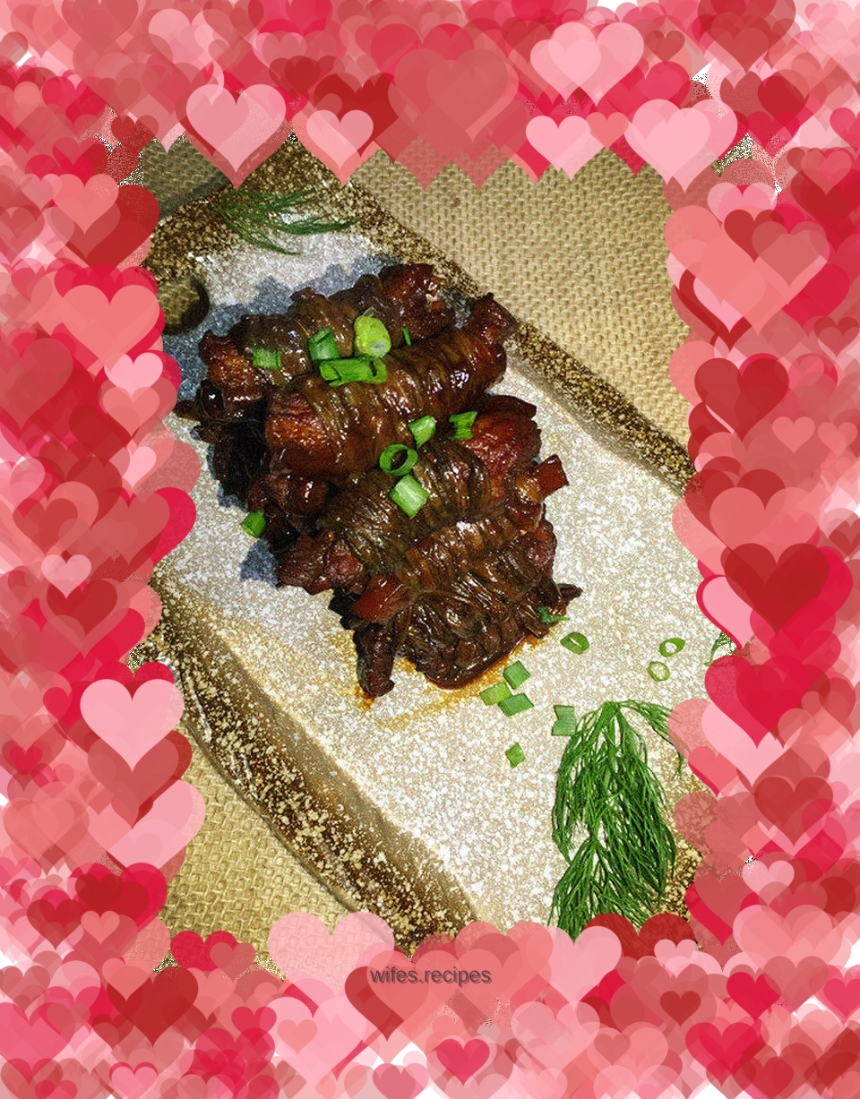 Dried cowpea roasted pork