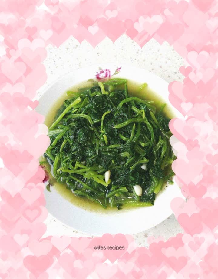 Stir-fried spinach