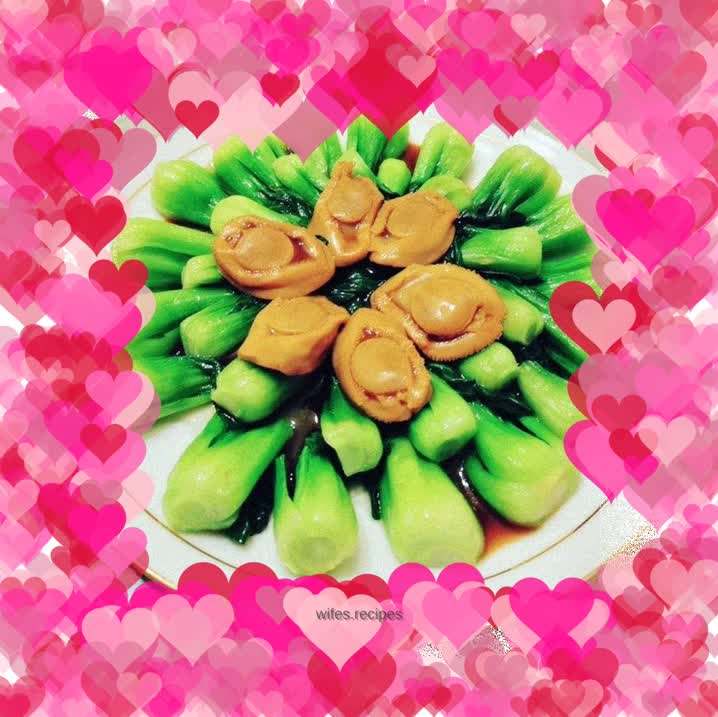 Abalone seared with sea greens