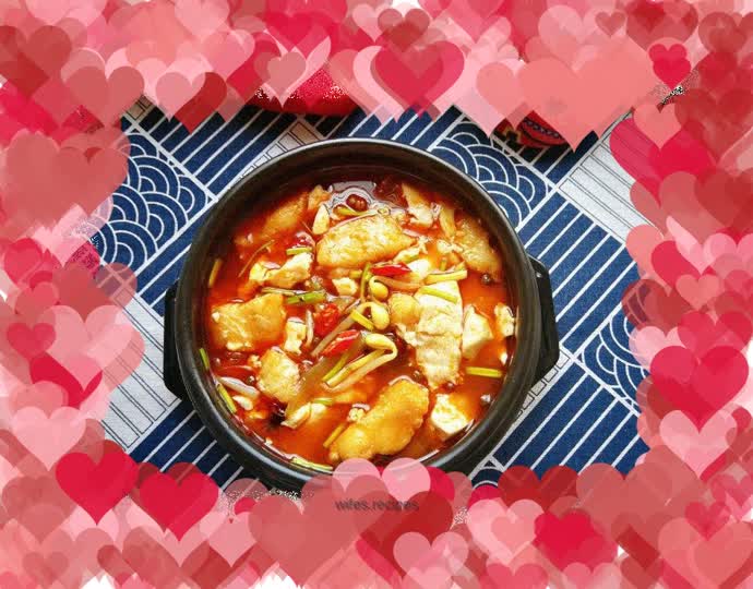 Bean curd dragon fish