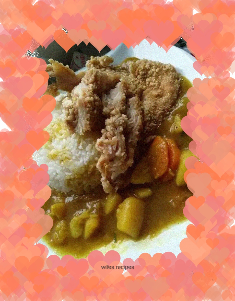Curry Chicken Cutlet Rice