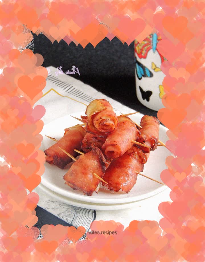 Bacon King Oyster Mushroom Roll