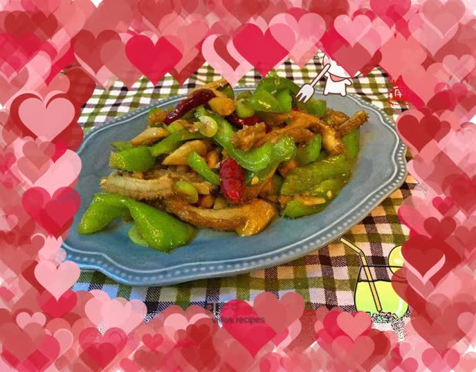 Stir-fried shredded tripe