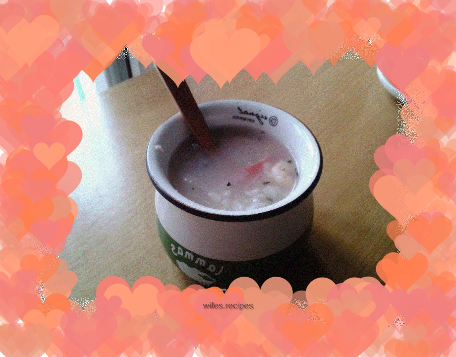 Seafood porridge