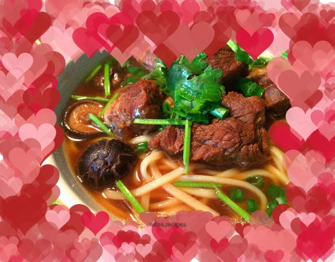 Braised beef noodles