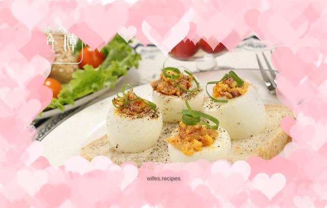 The most popular new way to eat eggs ~ live up to the egg yolk and live up to the white