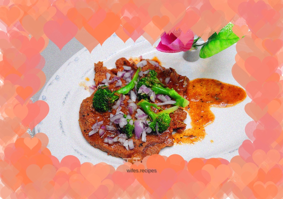 Nutritious and delicious Western food in winter---fried steak