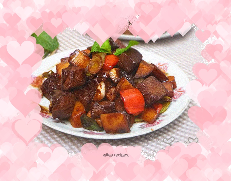 Braised Beef with King Oyster Mushroom