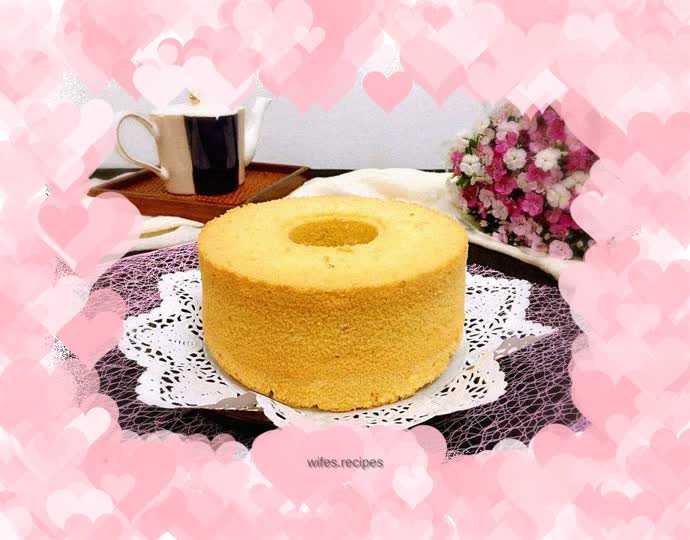 Coconut chiffon cake