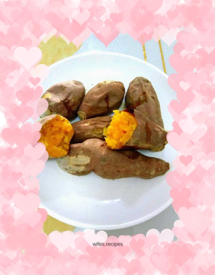 Roasted sweet potatoes