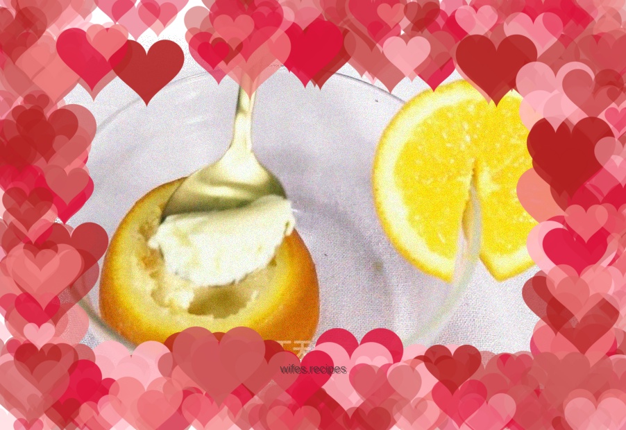 Sweet Orange Milk Custard