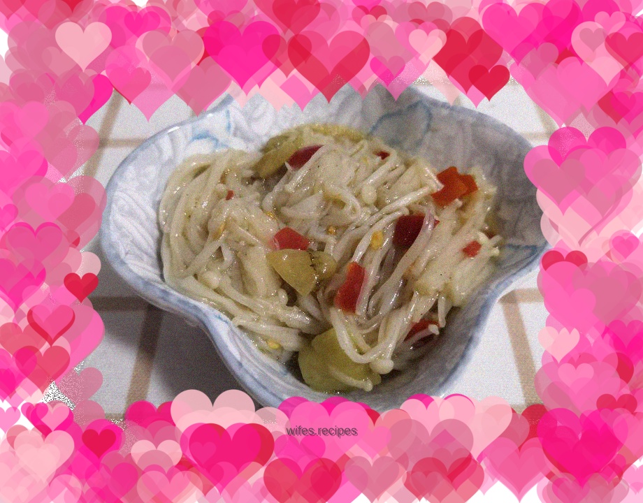 Chopped Pepper Enoki Mushroom